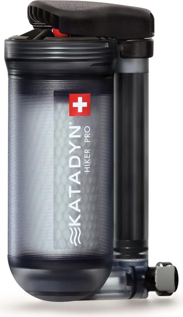 Katadyn Hiker Pro, Priehľadná, Čierna, Silikón, Plast Obrázok produktu 
