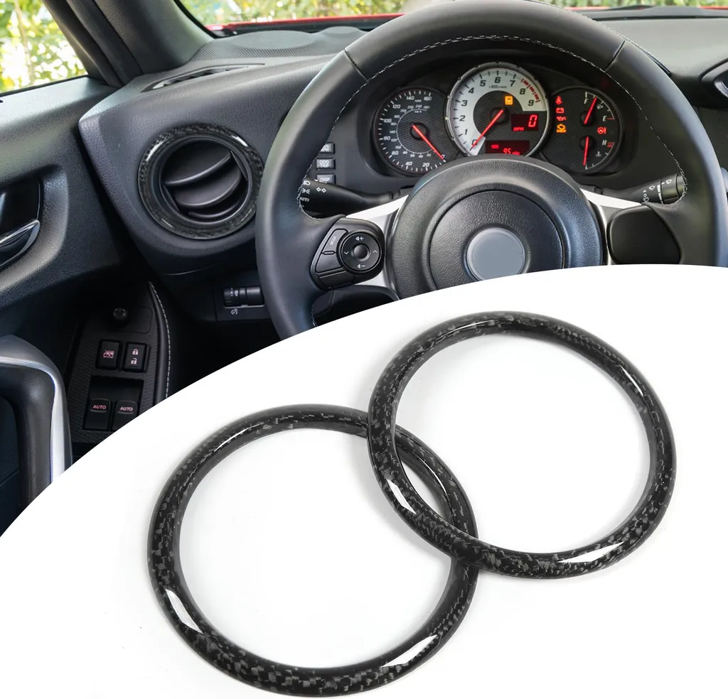 Inserts de ventilation en carbone véritable rigide pour Subaru BRZ - 2