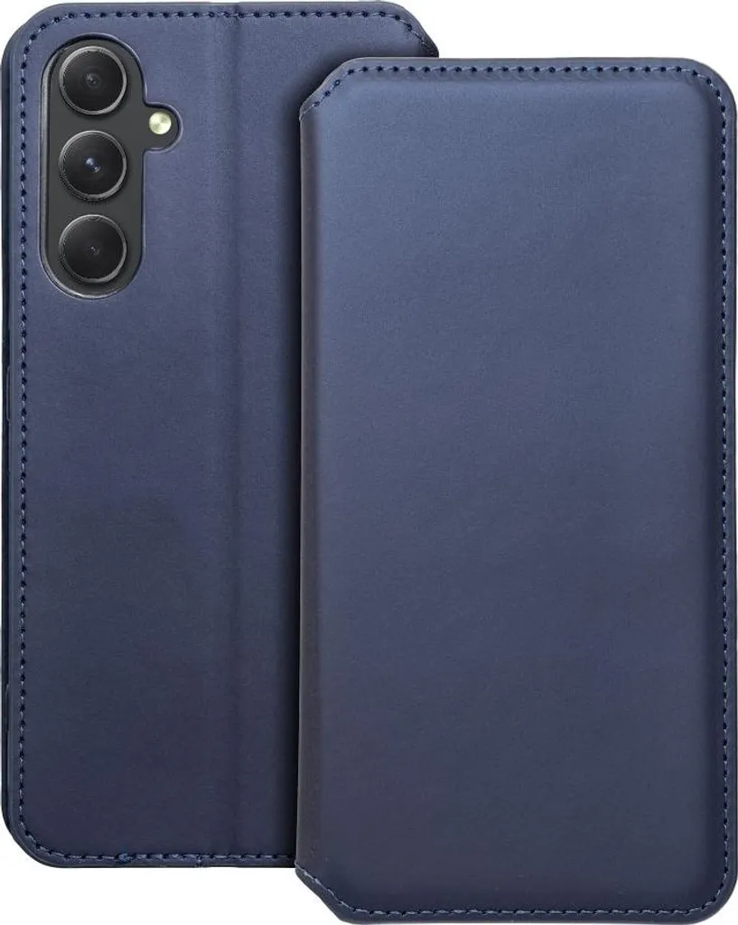 Custodia a libro con doppia tasca compatibile con Xiaomi Redmi Note 13 Pro 4G Blu