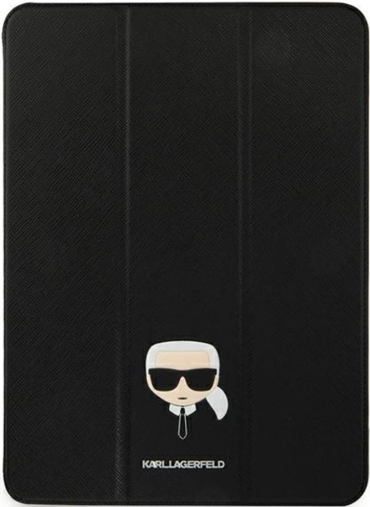Karl Lagerfeld KLFC11OKHK iPad 11" Pro 2021 Book Cover schwarz/schwarz Saffiano Karl Head Schutzhlle