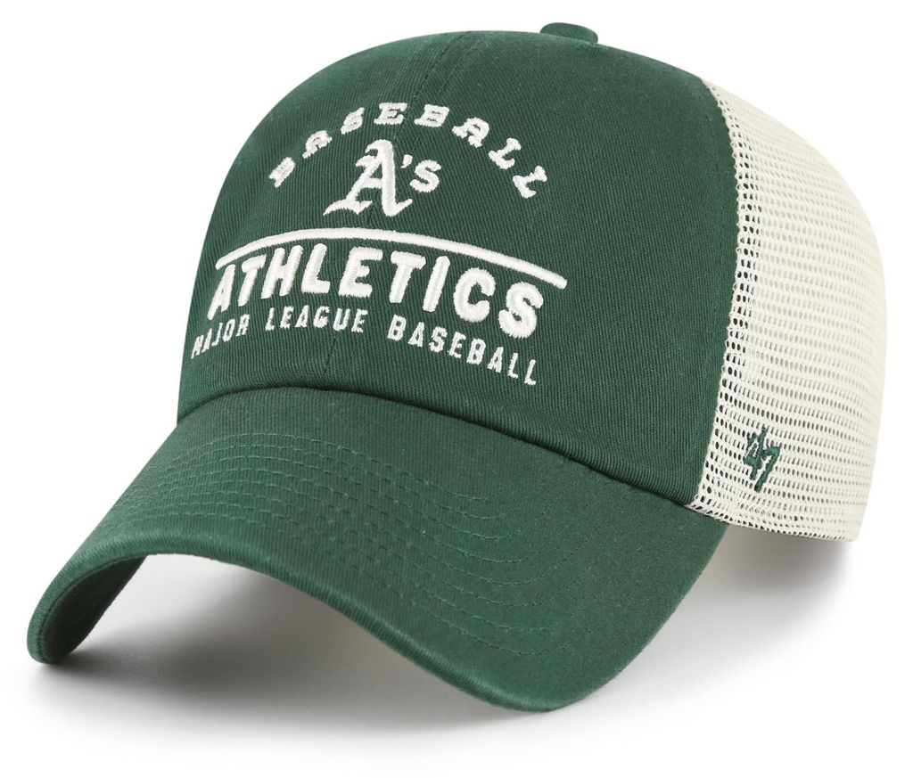 '47 Brand MLB Cap Oakland Athletics WINDHAM MESH '47 Clean Up Green