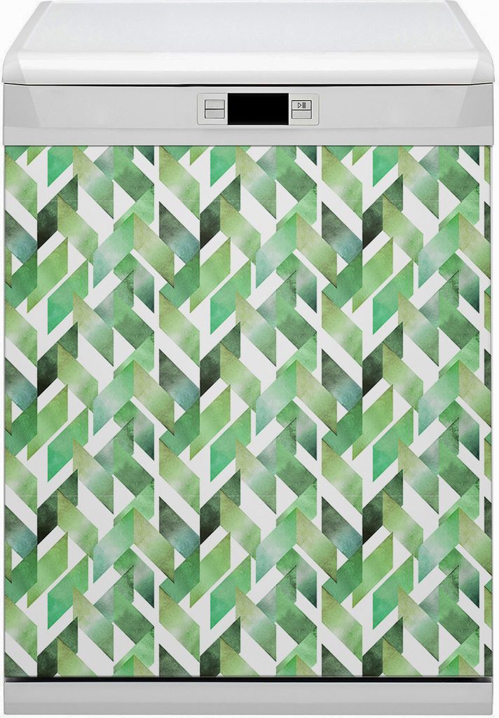 Dekorative Magnetmatte Küche Geschirrspüle 60x70 cm Magnet für Spülmaschine - Fischgräten -Fischgräten