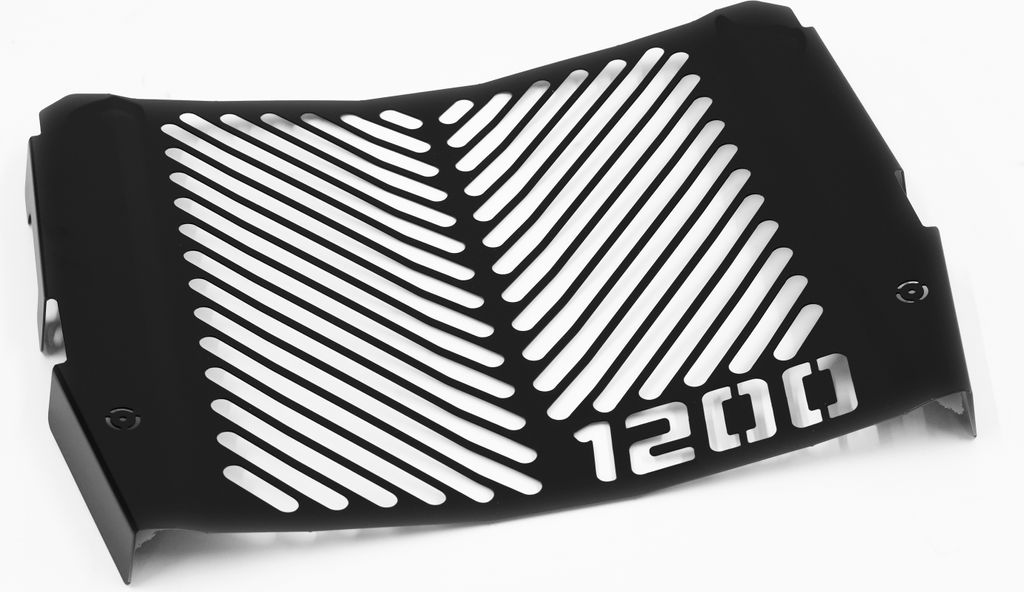 ZIEGER Kühlerabdeckung kompatibel mit Triumph Speed Triple 1200 RR Logo schwarz
