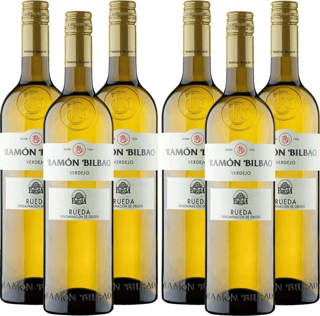 Pack 5 + 1 Ramon Bilbao Blanco Weißwein Spanien Rad 450.00 cl 13.0 %