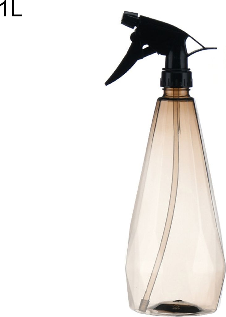 Bewässerung kann eine breite Anwendung verstellbarer Düse transparentes Pflanzenwässerungspray für Garten-Braun ,Größen:1L