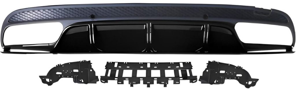 DIEDERICHS 1673456 Blende, Stoßstange hinten, unten für MERCEDES-BENZ C-KLASSE (W205) 2015-