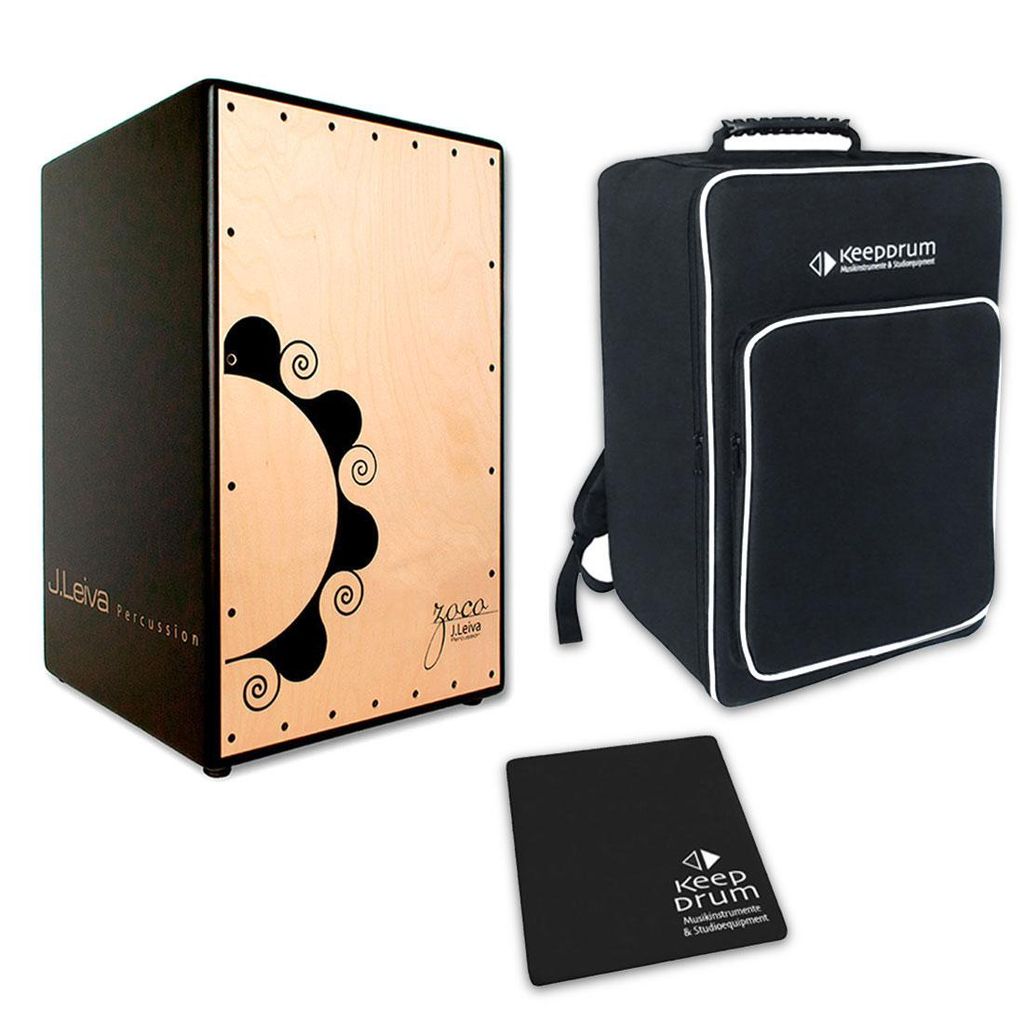 J.Leiva Zoco 2.0 Cajon mit Tasche und Sitz-Pad Produktbild 