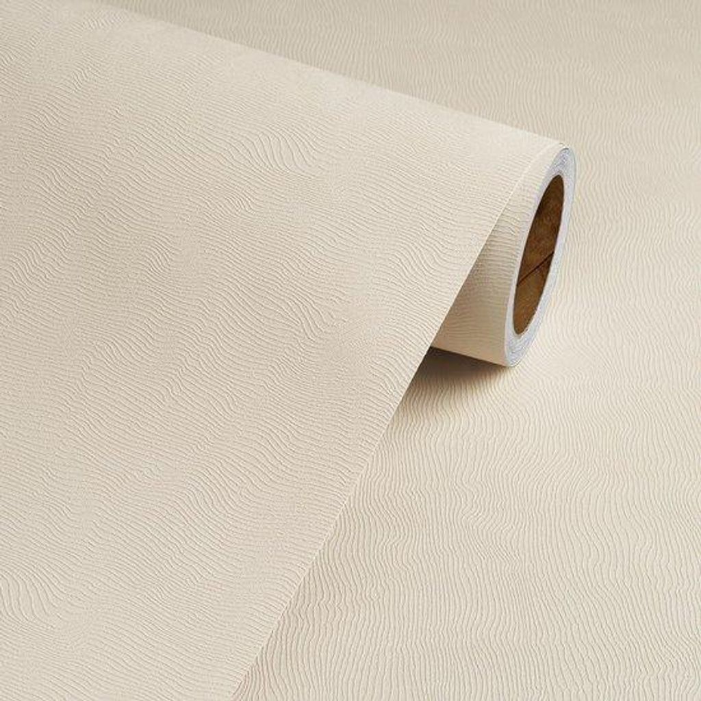 Unyqoos Wasserdichte, selbstklebende beige Folie für Küche und Möbel mit Betonoptik