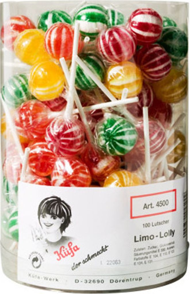 Küfa Limo-Lolly 100 Stück 1,7kg Produktbild 