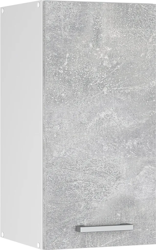 Vicco pensile da cucina R-Line, 30 cm, Calcestruzzo/Bianco
