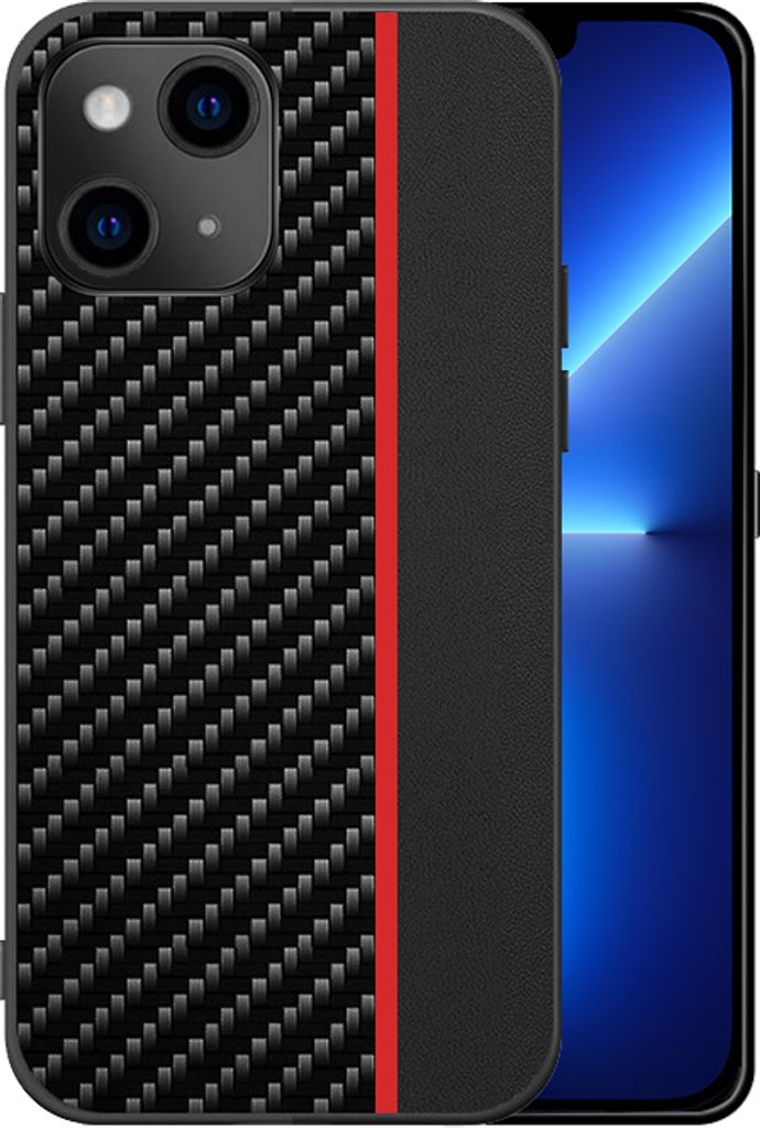 Carbon Hülle für Xiaomi Redmi 9A/9AT - Rot KP18087