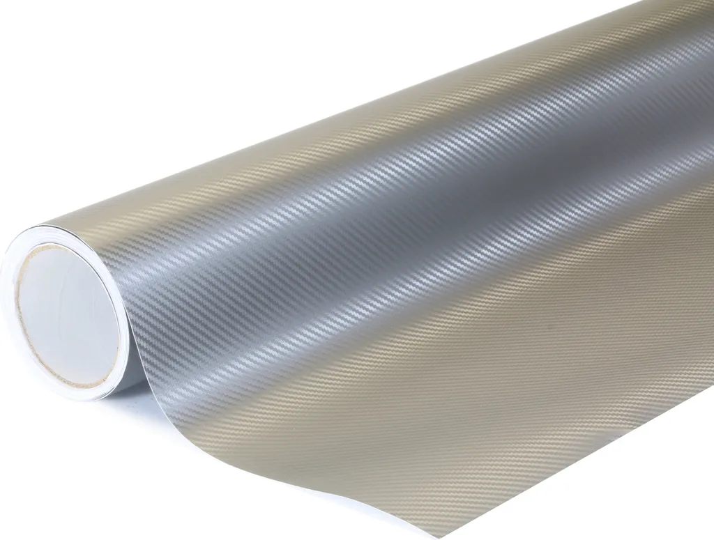 Covering carbone 3D gris foncé 152x2700cm anti-bulles et anti-rayures