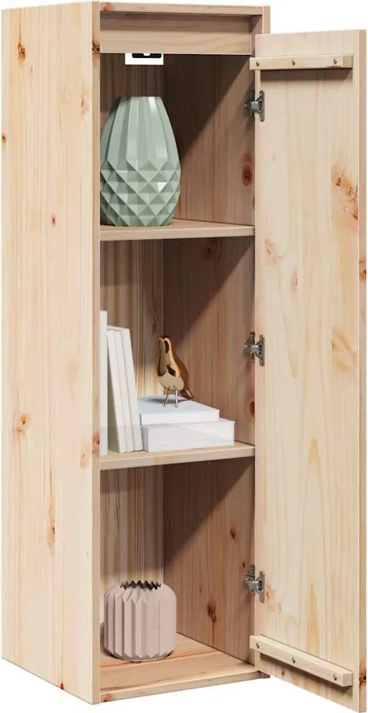 Mobile a parete 30x30x100 cm pino massello | Design Scandinavo Eco