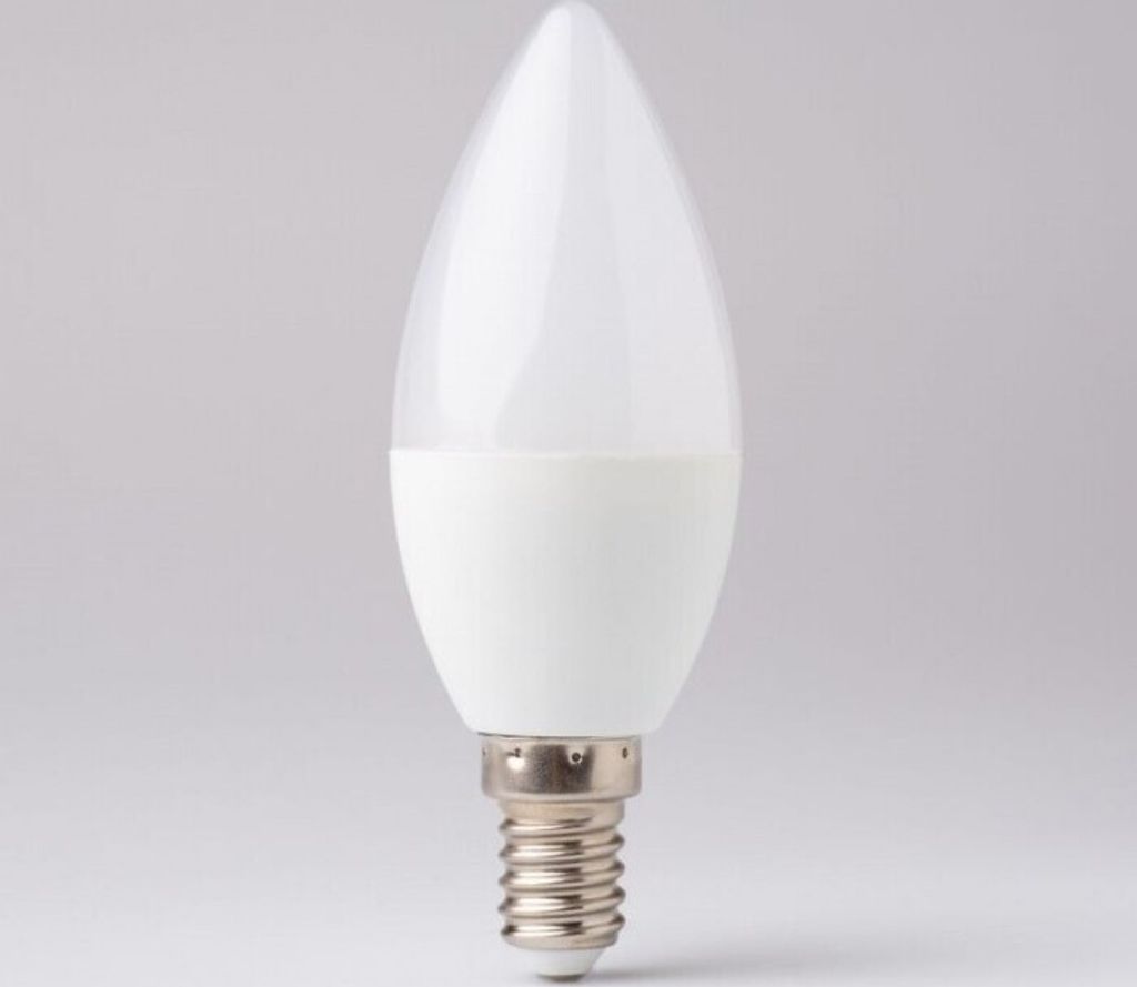 LED-Kerzenlampe 7W 630lm 3000K E14 Eco Light EC79289 Produktbild 