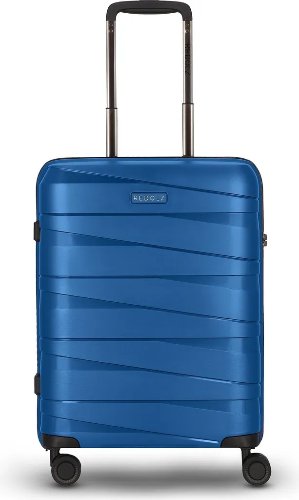 REDOLZ Essentials 10 Trolley Blue Metallic 2: Valigia Rigida 4 Ruote