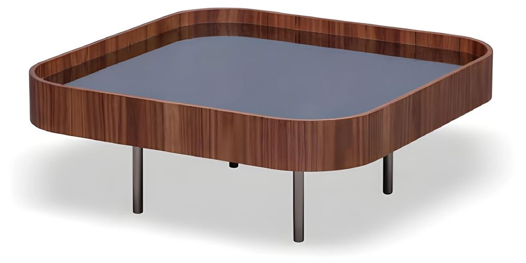 Couchtisch aus Holz in Braun modern und stilvoll