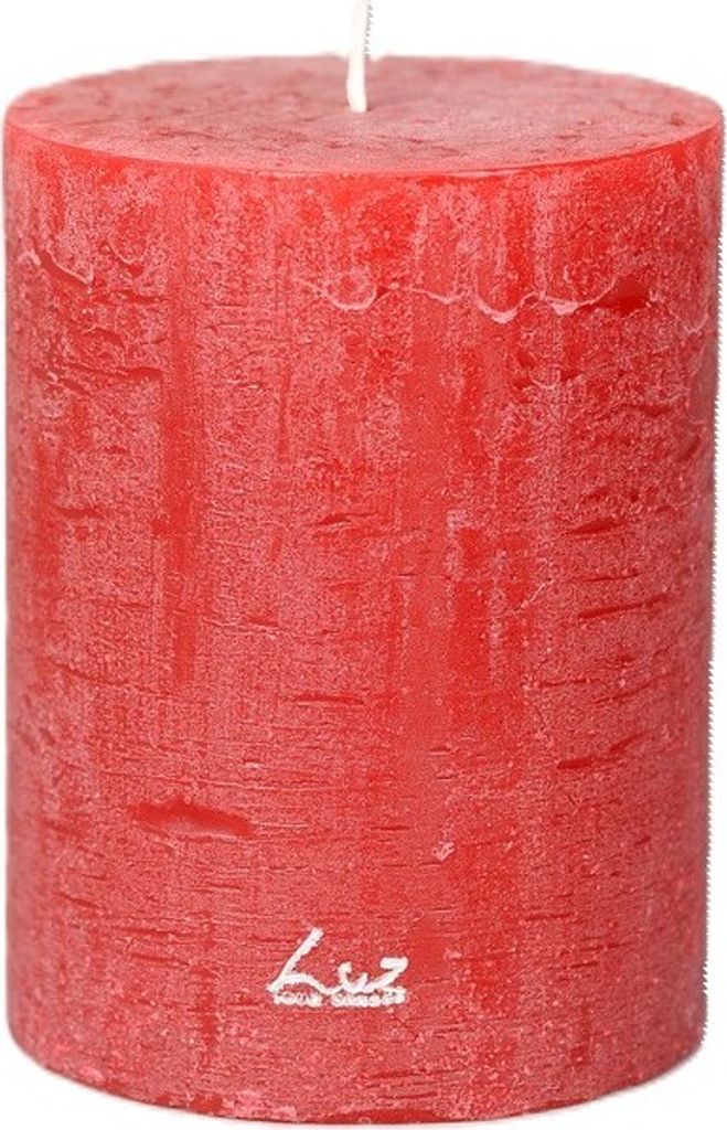 Rasteli Luz Your Senses Stumpenkerze Rot-Antikrot D 10 cm H 13 cm