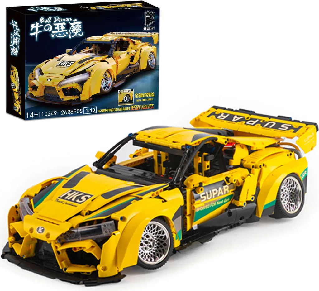 Kbox 10249 Voiture de Sport Toyota Supra en Briques de Serrage 2628 Pcs