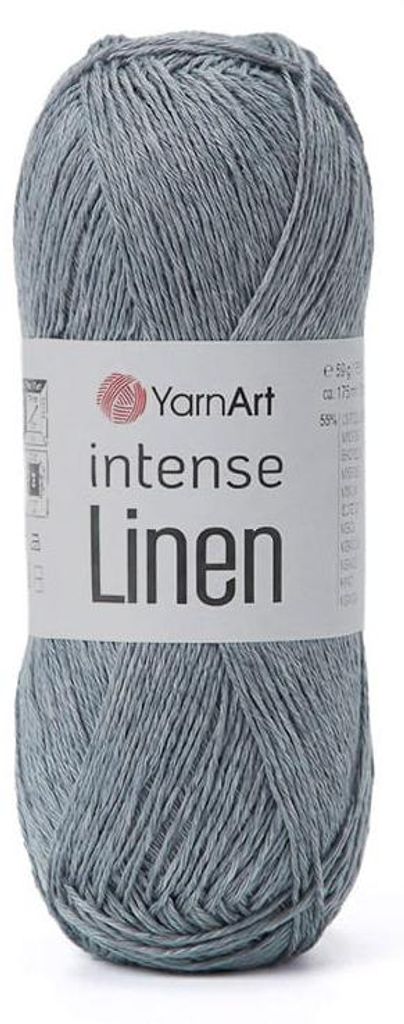 Příze YarnArt Intense Linen 50 g/175 m, šedá – vzdušná a Obrázek produktu 
