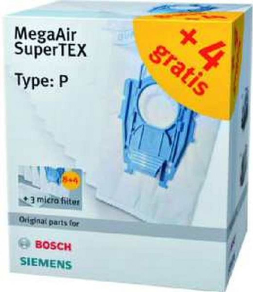 Bosch BBZ123FP Staubsaugerbeutel Typ P 12 Filterbeutel und 3 Microfilter