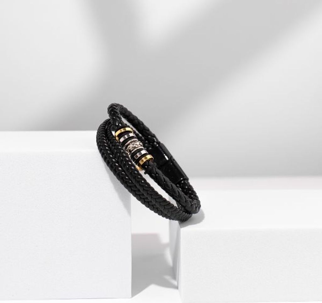 An meinen Sohn - LEDERARMBAND FÜR MÄNNER - mit Geschenk Box Produktbild 3