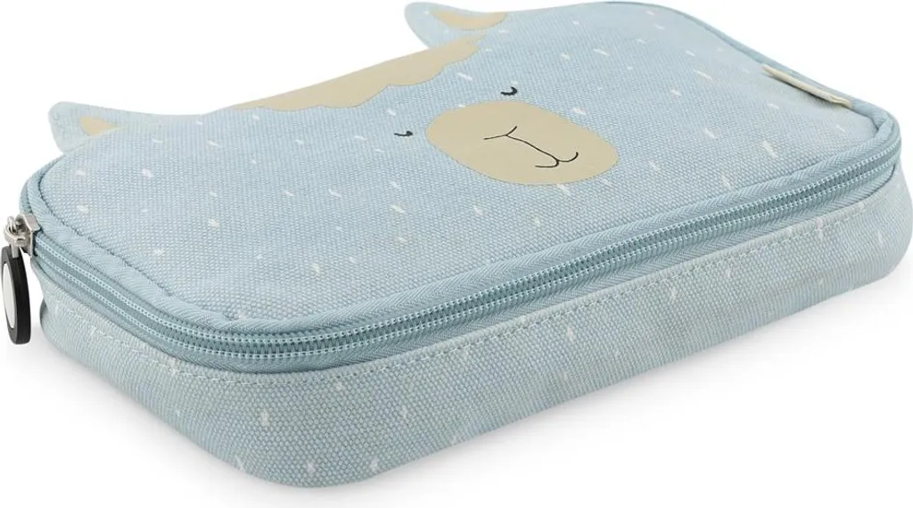 Astuccio rettangolare Trixie - Mr Alpaca - astuccio blu per bambini
