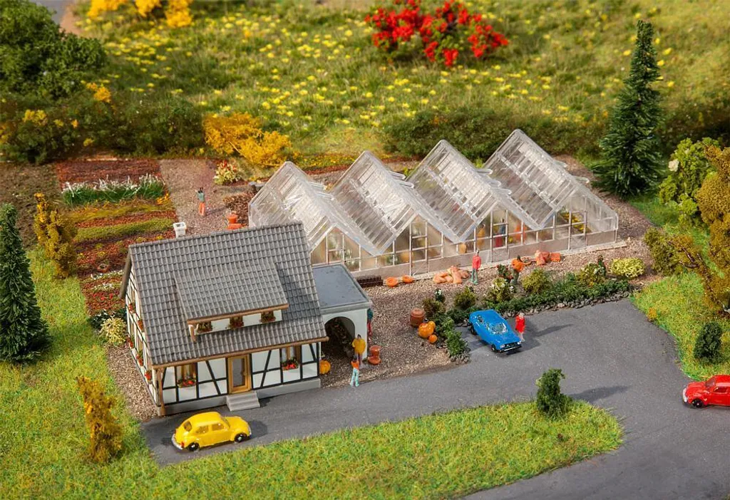 Faller 282788 Jardinière époque III échelle Z avec détails réalistes fins