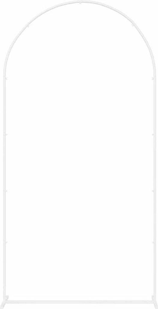 Trouwrand Wit 100 x 39 x 200 cm Staal Productafbeelding 