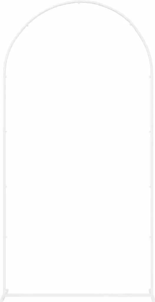Arche de mariage stable en acier blanc 200cm pour décorations lourdes