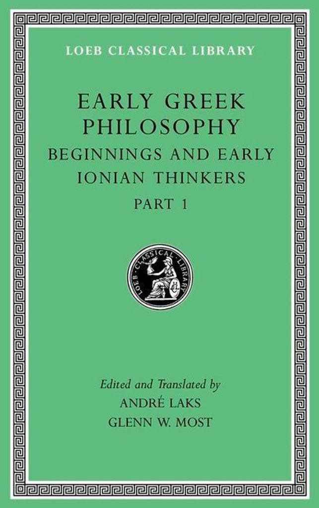 Early Greek Philosophy, Volume II