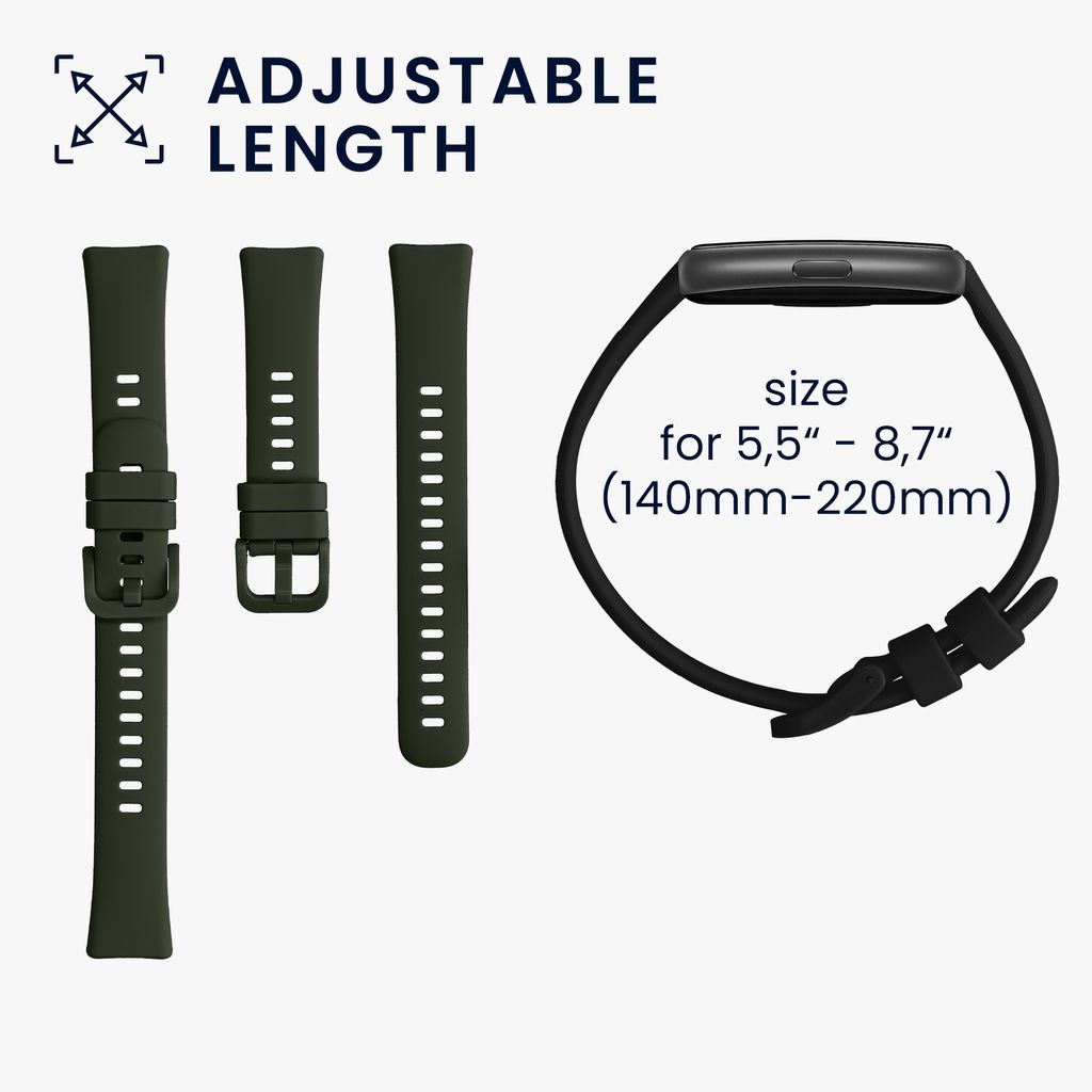 kwmobile 2x Sportarmband kompatibel mit Huawei Band 10 / 9 Produktbild 5