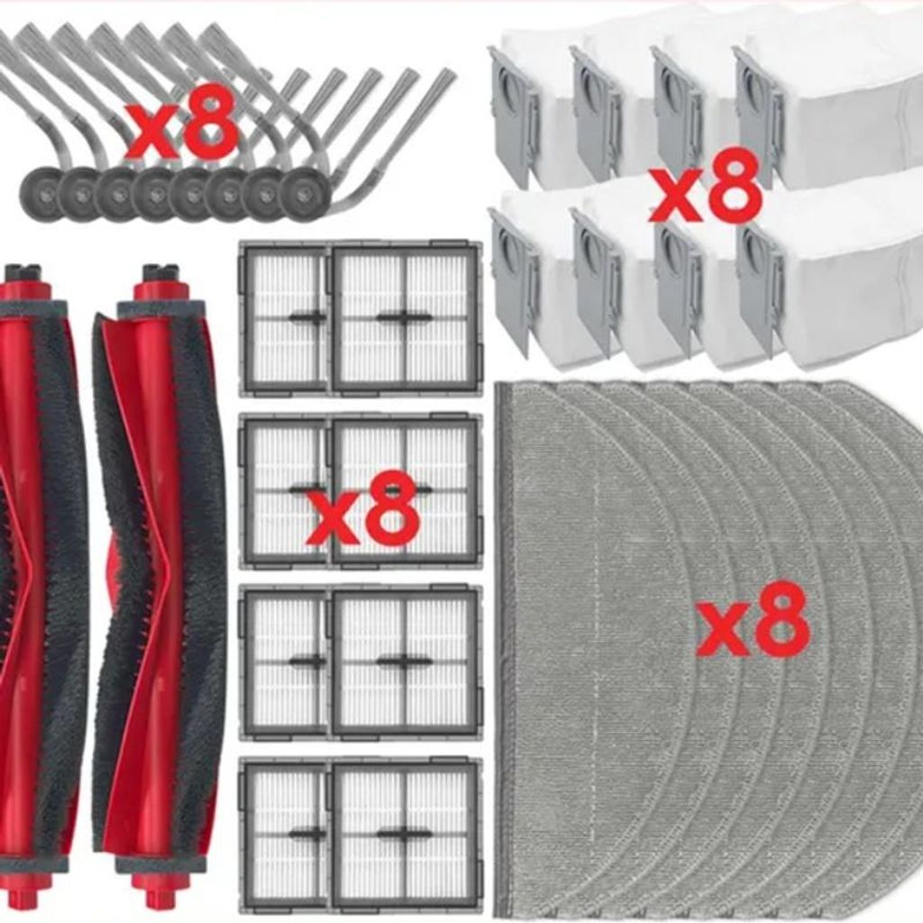 INF Staubsauger-Ersatzteil-Kit für Roborock