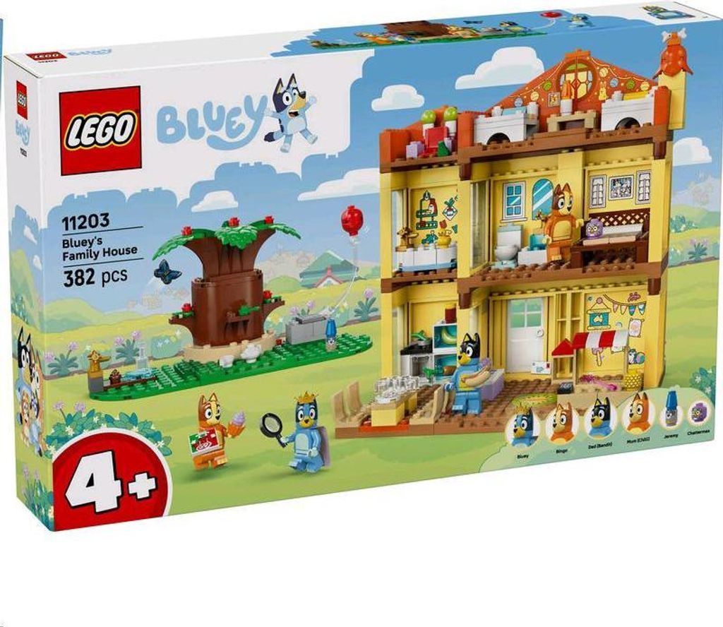 LEGO Bluey 11203 Bluey und ihr Familienhaus Produktbild 