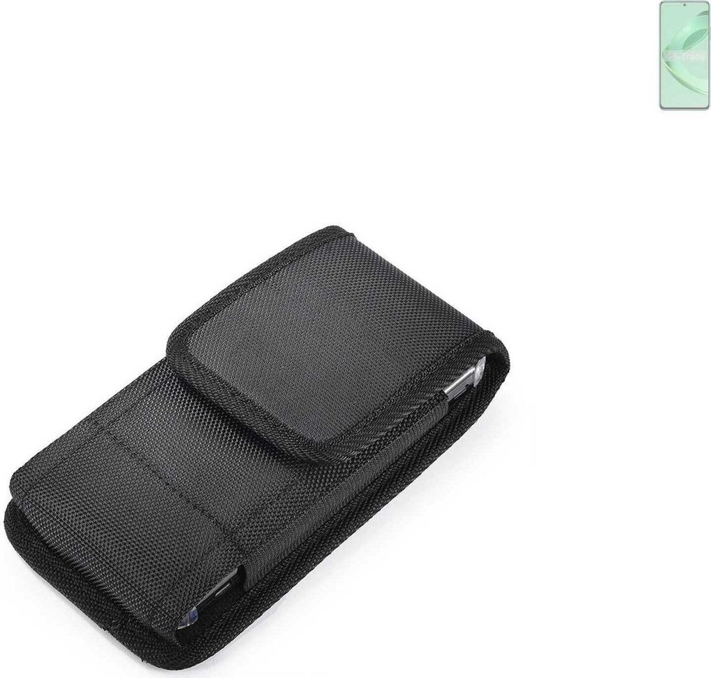 Holster Gürteltasche kompatibel mit Huawei nova 10 SE Holster Gürtel Tasche wasserabweisend Handy Hülle Schutz Hülle Outdoor schwarz K-S-Trade