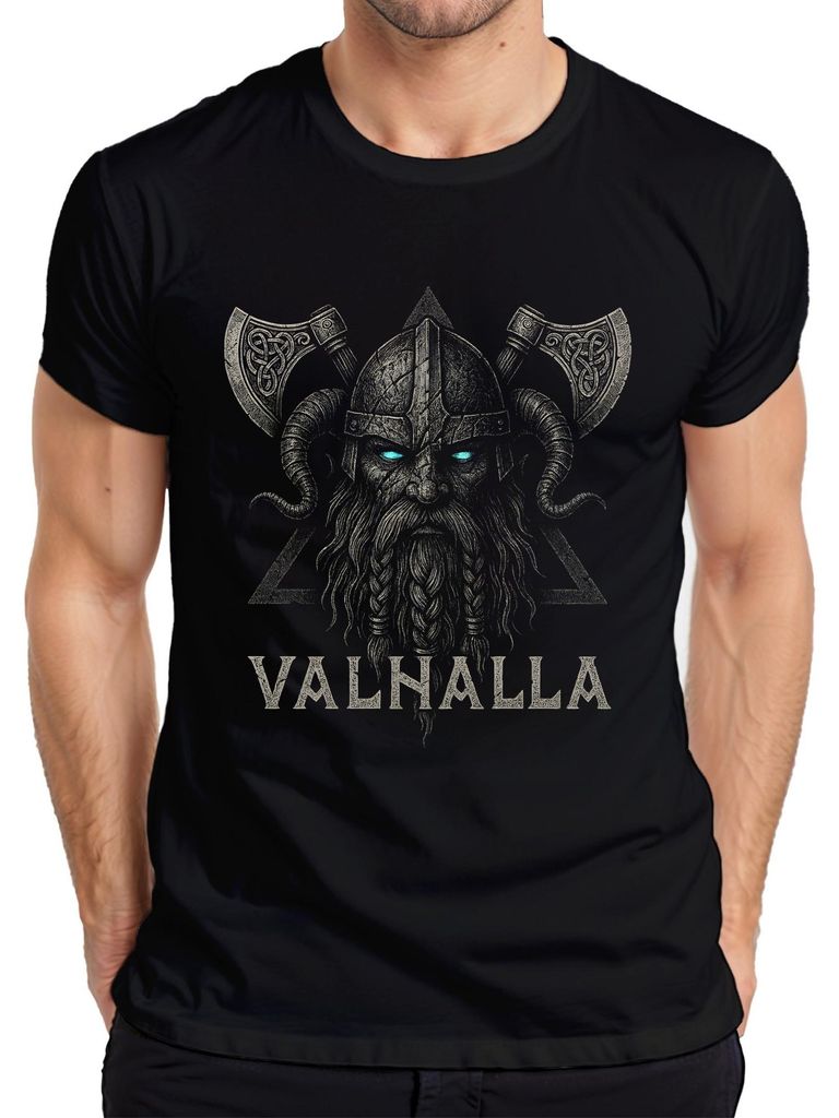 Valhalla Vikingen, Odin, bijl, Noordse mythologie, runen, Productafbeelding 