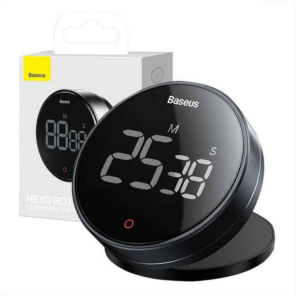 Baseus Heyo Pro obrotowy minutnik czasomierz elektroniczny Zdjęcie produktu 
