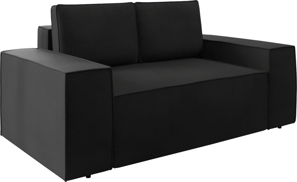 MIRJAN24 Schlafsofa Malaga Small mit Schlaffunktion und Bettkasten, Polstercouch, Stilvoll Polstersofa vom Hersteller (Farbe: Manila 18)