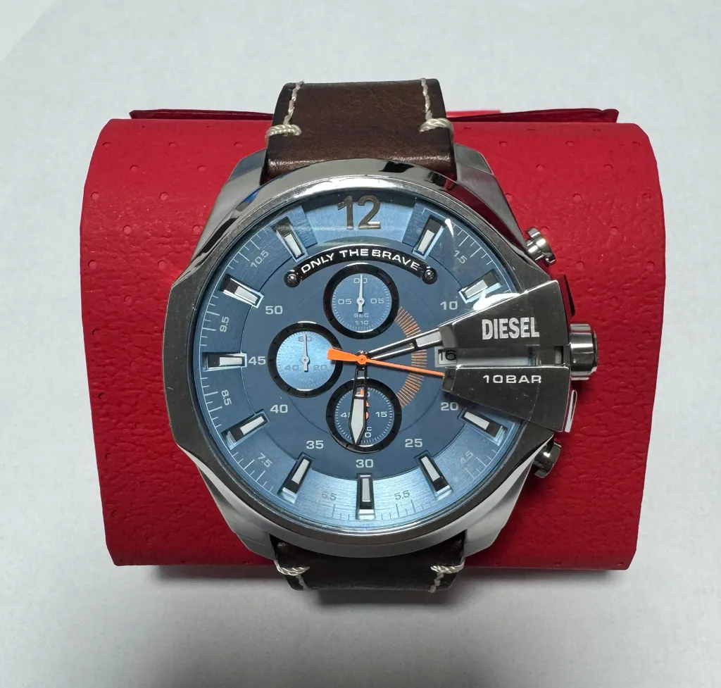 Montre Homme Chronographe Diesel DZ4458 : Look Oversize et Acier Noir