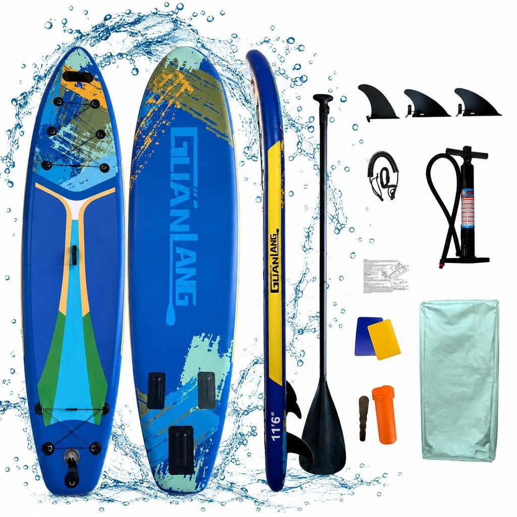 Nafukovacie SUP doska Blue Drive 350 x 89 x 15 cm, sada s Obrázok produktu 