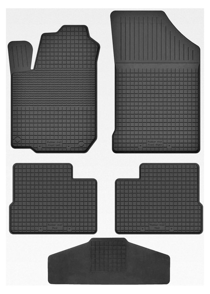 Fußmatten vorne 2er Set für Hyundai i10 2 2013-2019 Gummi