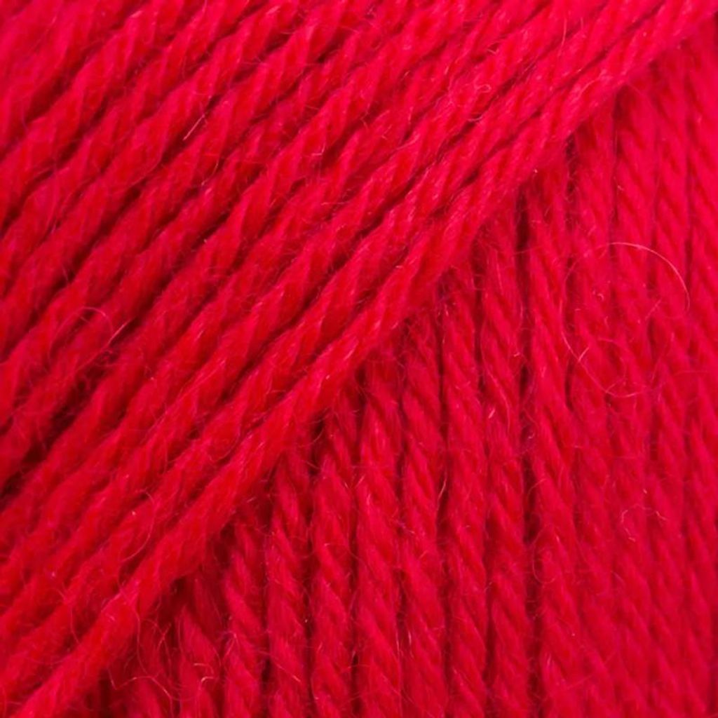Drops Nord Uni Colour 14 Red Strickgarn