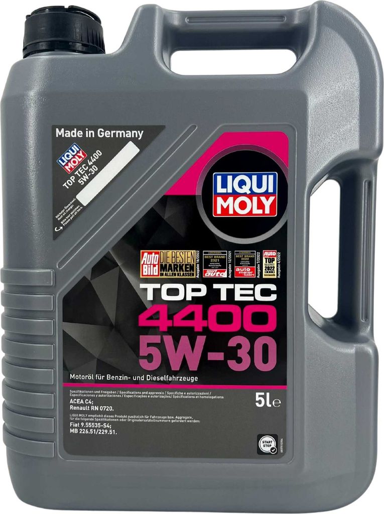 LIQUI MOLY Top Tec 4400 5W-30 Motoröl 5 l Produktbild 