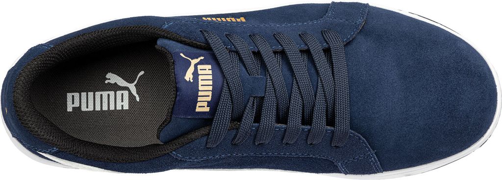 Puma Sicherheitsschuh Iconic Suede Navy Low nach EN ISO Produktbild 