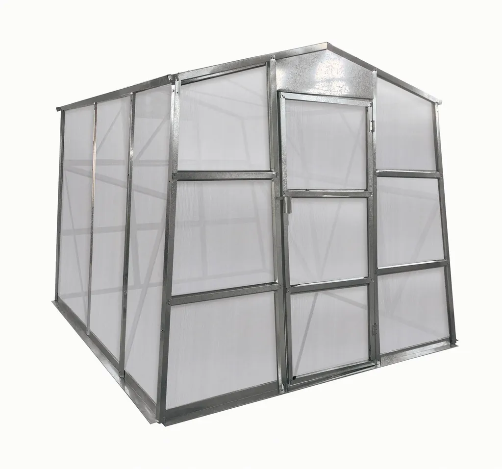 Serre G21 GZ 48 résistante aux intempéries 251x191 cm galvanisée