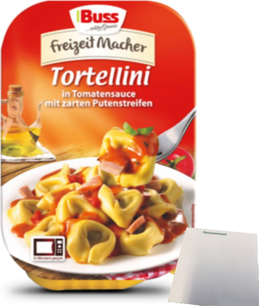 Buss Tortellini in Tomatensauce mit zarten Putenstreifen Produktbild 