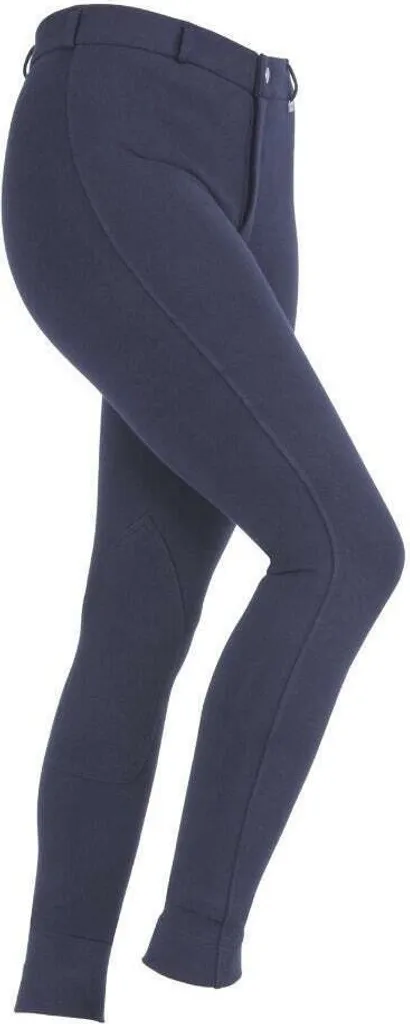 Culotte d'équitation SaddleHugger ER396 pour filles 11-12 ans - Marine