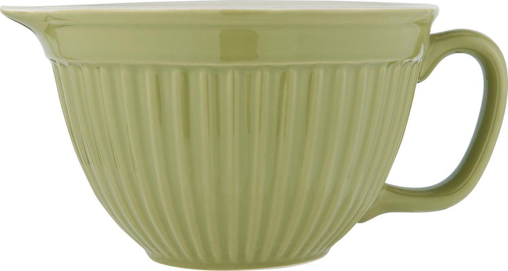 IB Laursen MYNTE Rührschüssel GRÜN Keramik Geschirr HERBAL GREEN 1700 ml Schale