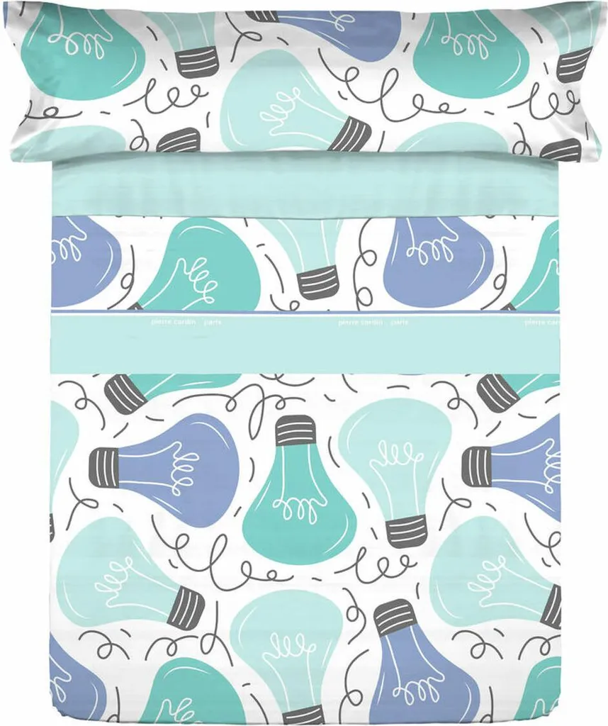 Linge de Lit Pierre Cardin Ideas Blue 90 pour Chambre Adulte et Ado