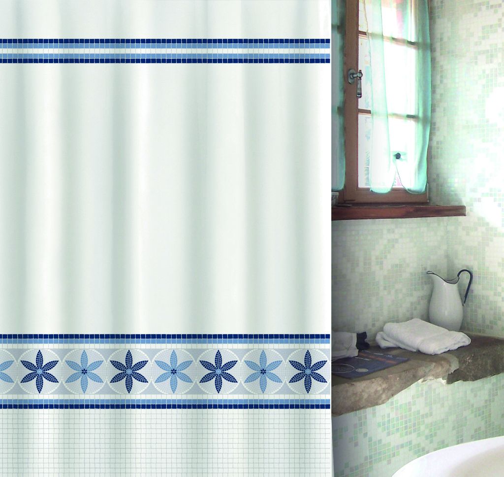 MSV Premium Anti-Schimmel Textil Duschvorhang - Produktbild 