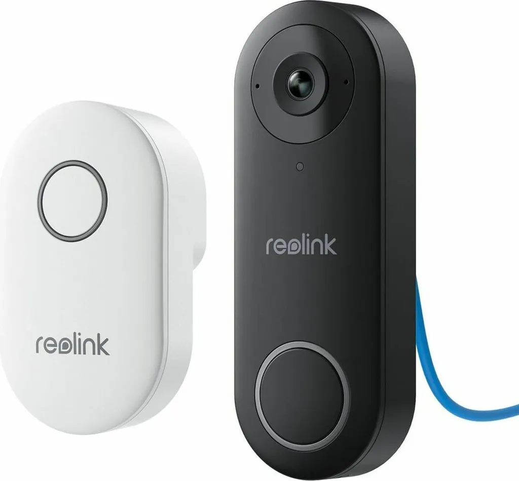 Interphone Vidéo Intelligent Reolink Noir - Sécurisez votre Entrée WiFi